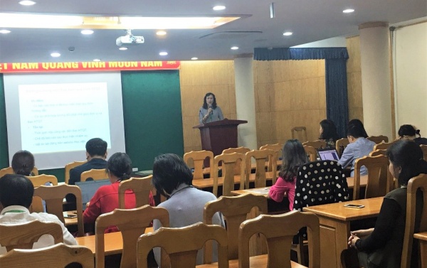 Tập huấn quy trình giải quyết công việc Hợp tác quốc tế năm 2019 Tập huấn quy trình giải quyết công việc Hợp tác quốc tế năm 2019