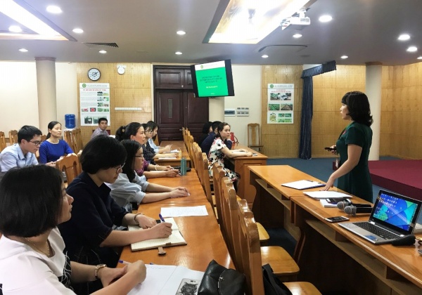 Tập huấn quy trình giải quyết công việc Hợp tác quốc tế năm 2019 Tập huấn quy trình giải quyết công việc Hợp tác quốc tế năm 2019