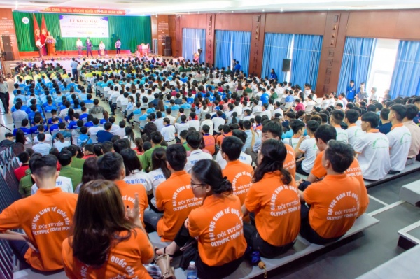 Lễ Khai mạc kỳ thi Olympic Toán học sinh viên và học sinh toàn quốc lần thứ 27 được tổ chức tại trường Đại học Nha Trang – Thành phố Nha Trang – Tỉnh Khánh Hòa 