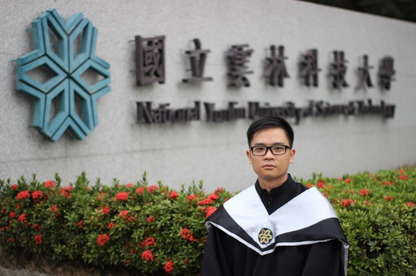 Nguyễn Quảng Nam học Thạc sĩ Quản trị Kinh doanh quốc tế tại Đại học Quốc gia Vân Lâm, Đài Loan 