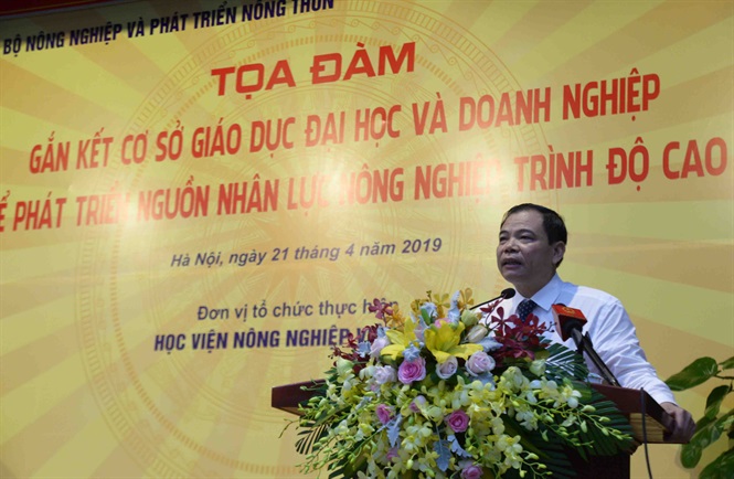 Minister of Agriculture and Rural Development, Mr. Nguyen Xuan Cuong