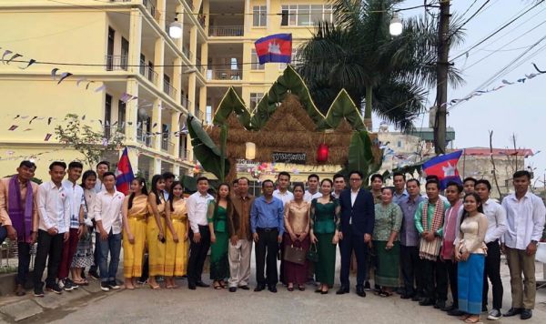 Tết truyền thống của LHS Campuchia tổ chức tại Học viện