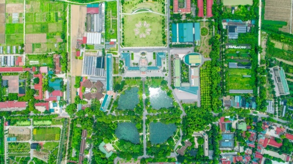 Học viện Nông nghiệp Việt Nam có diện tích 192ha với không gian xanh mát nên thơ